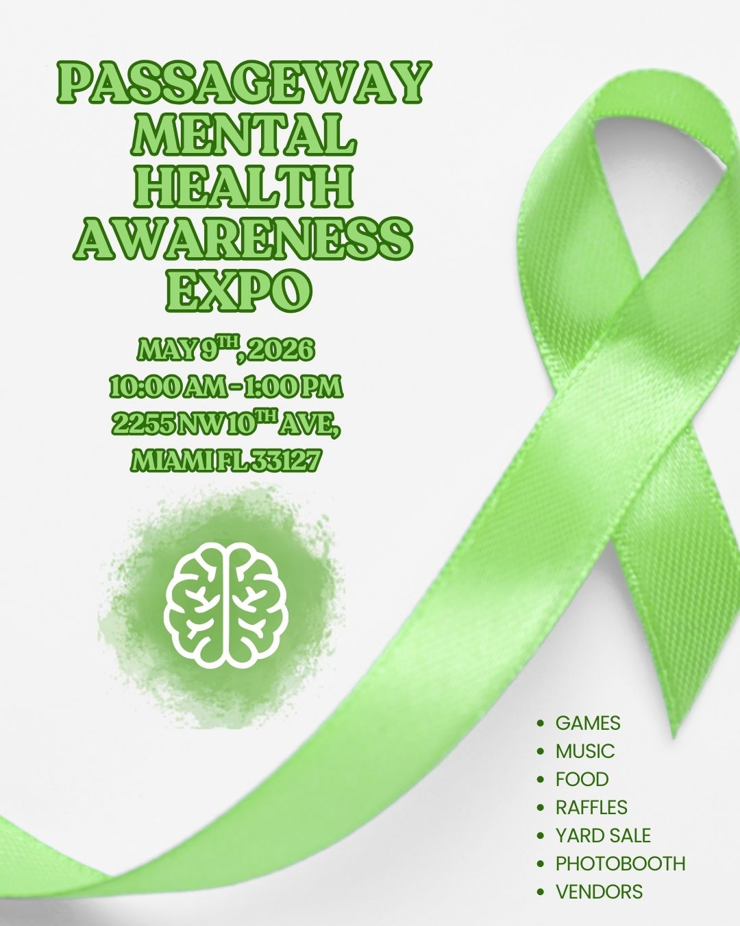 Green Simple World Mental Health Day Instagram Post